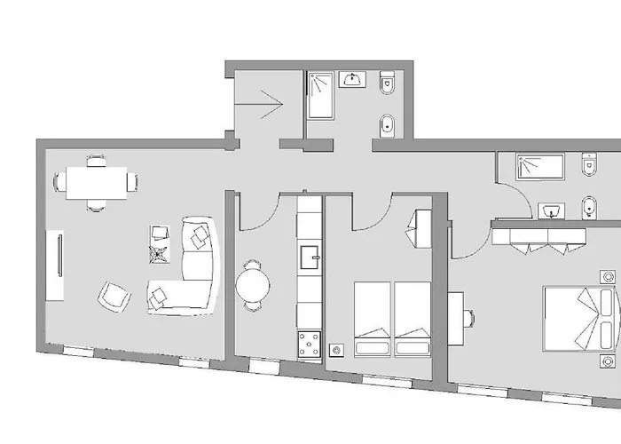 Ca' Del Monastero 2 Collection For 4 Guests With Lift Venedig